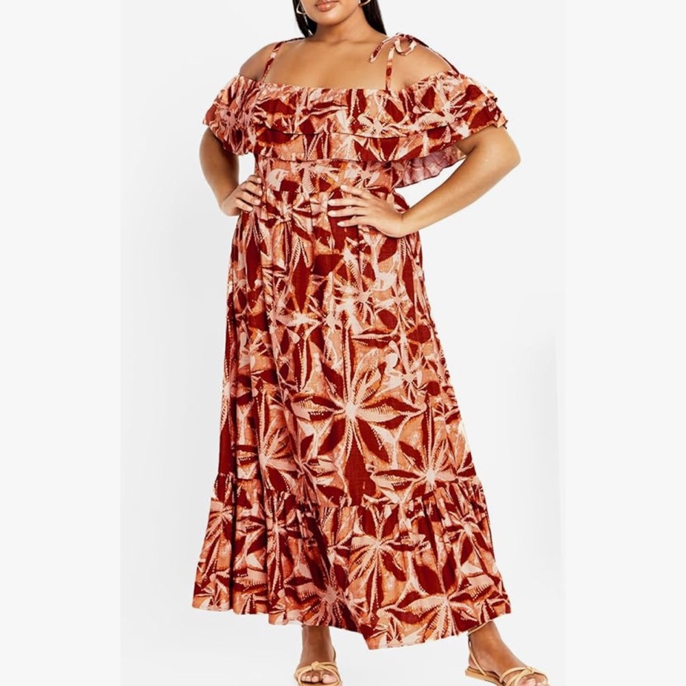 City Chic Runaway Maxi Dress
